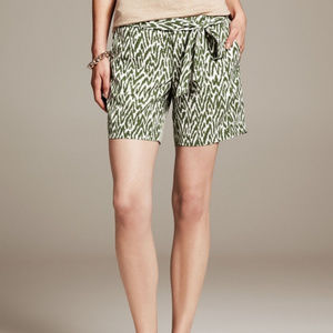Animal print shorts